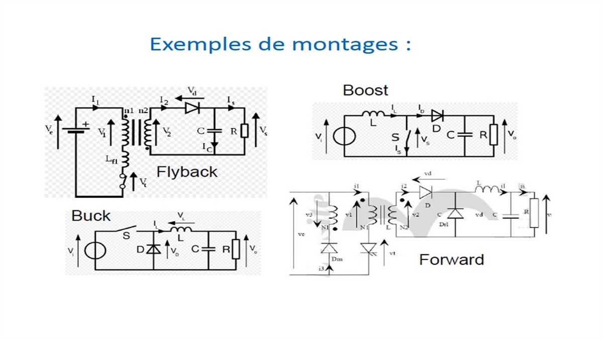 Sch Ma Lectrique De L Alimentation D Coupage